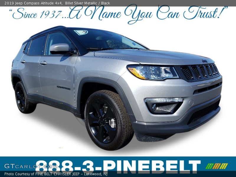 Billet Silver Metallic / Black 2019 Jeep Compass Altitude 4x4