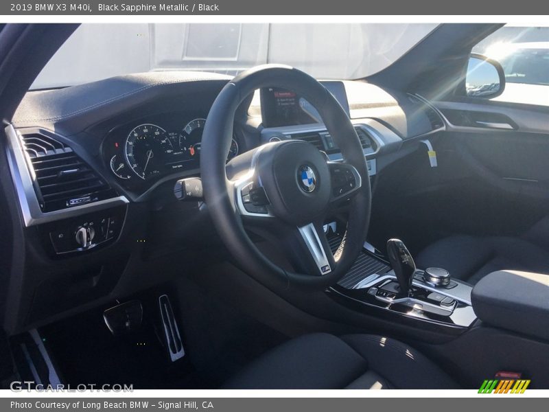 Black Sapphire Metallic / Black 2019 BMW X3 M40i
