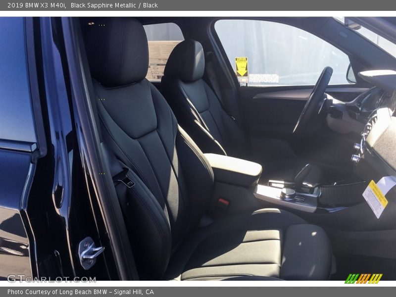 Black Sapphire Metallic / Black 2019 BMW X3 M40i