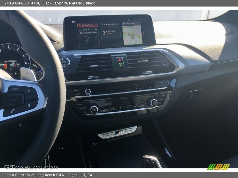 Black Sapphire Metallic / Black 2019 BMW X3 M40i