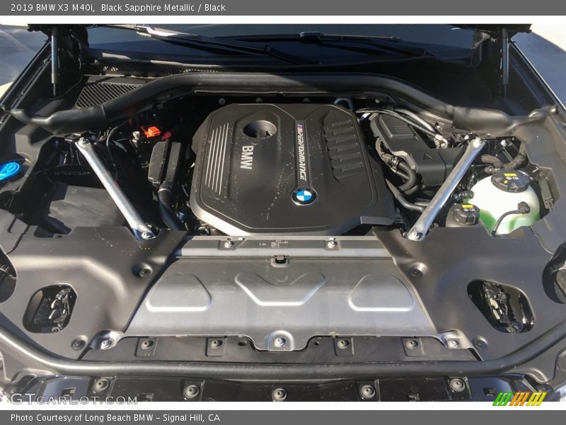 Black Sapphire Metallic / Black 2019 BMW X3 M40i