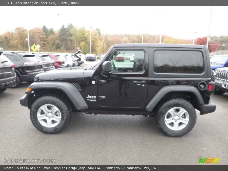 Black / Black 2018 Jeep Wrangler Sport 4x4