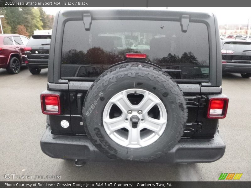 Black / Black 2018 Jeep Wrangler Sport 4x4