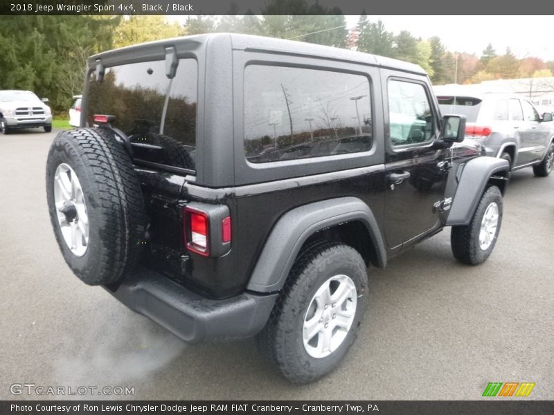 Black / Black 2018 Jeep Wrangler Sport 4x4