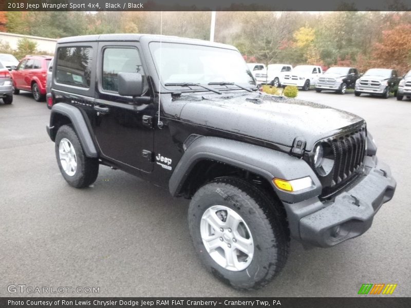 Black / Black 2018 Jeep Wrangler Sport 4x4