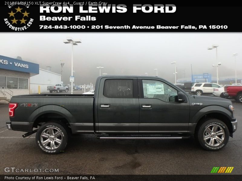 Guard / Earth Gray 2018 Ford F150 XLT SuperCrew 4x4
