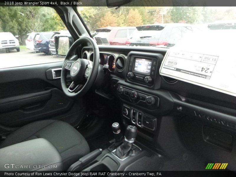 Black / Black 2018 Jeep Wrangler Sport 4x4