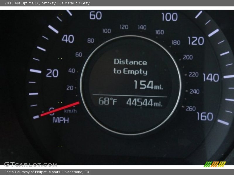 Smokey Blue Metallic / Gray 2015 Kia Optima LX