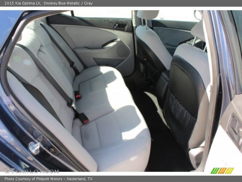 Smokey Blue Metallic / Gray 2015 Kia Optima LX
