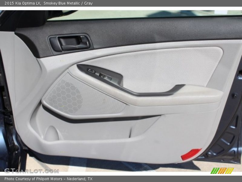 Smokey Blue Metallic / Gray 2015 Kia Optima LX