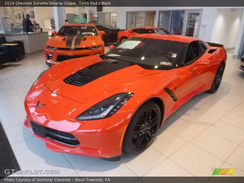 Torch Red / Black 2019 Chevrolet Corvette Stingray Coupe