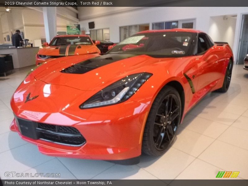 Torch Red / Black 2019 Chevrolet Corvette Stingray Coupe