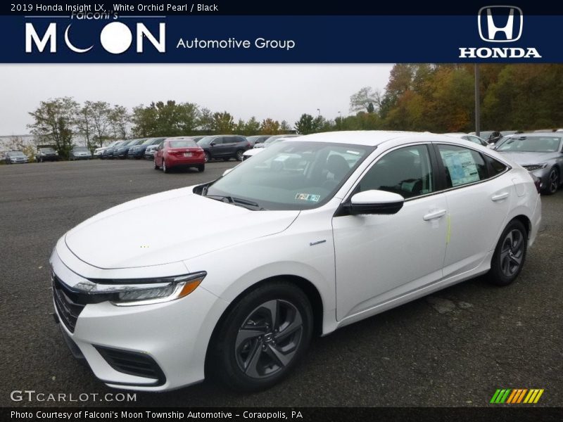 White Orchid Pearl / Black 2019 Honda Insight LX