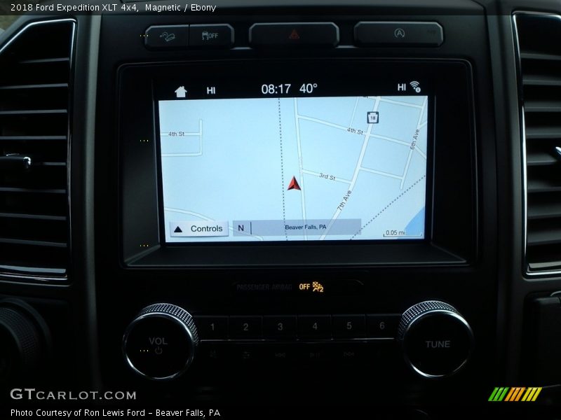 Navigation of 2018 Expedition XLT 4x4