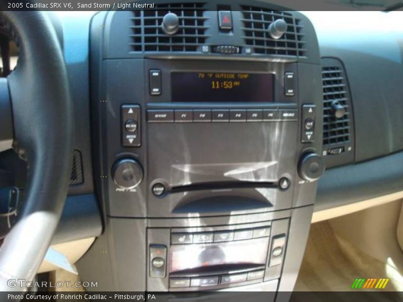 Sand Storm / Light Neutral 2005 Cadillac SRX V6