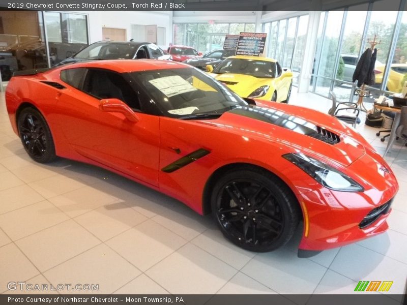 Torch Red / Black 2019 Chevrolet Corvette Stingray Coupe