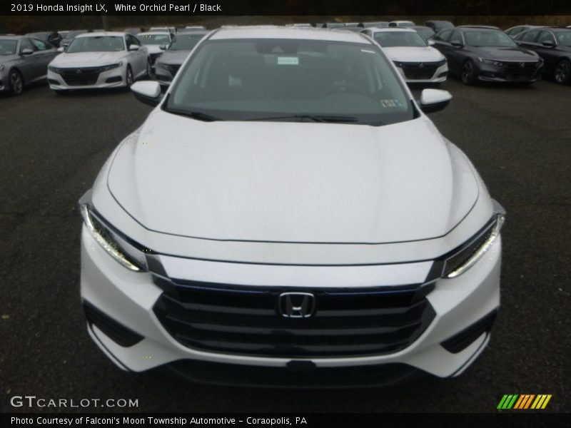White Orchid Pearl / Black 2019 Honda Insight LX