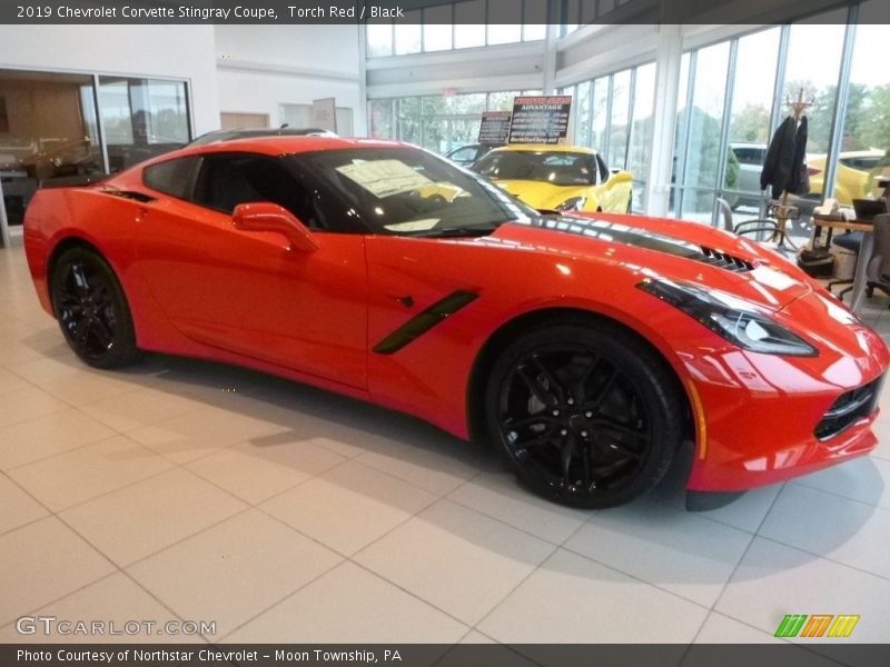 Torch Red / Black 2019 Chevrolet Corvette Stingray Coupe