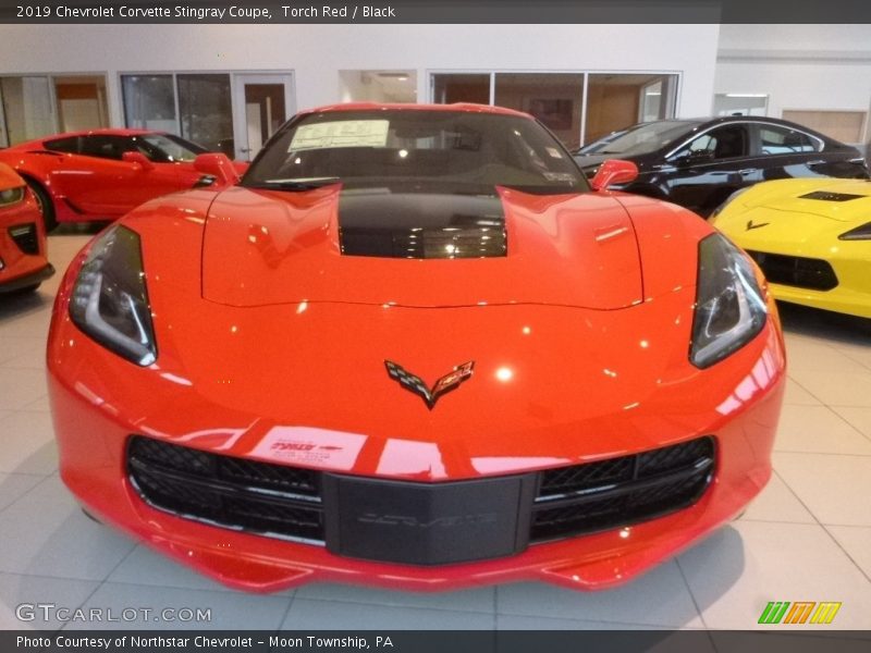 Torch Red / Black 2019 Chevrolet Corvette Stingray Coupe