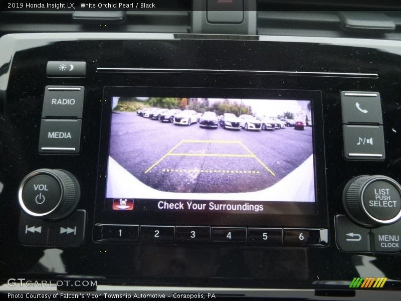 White Orchid Pearl / Black 2019 Honda Insight LX