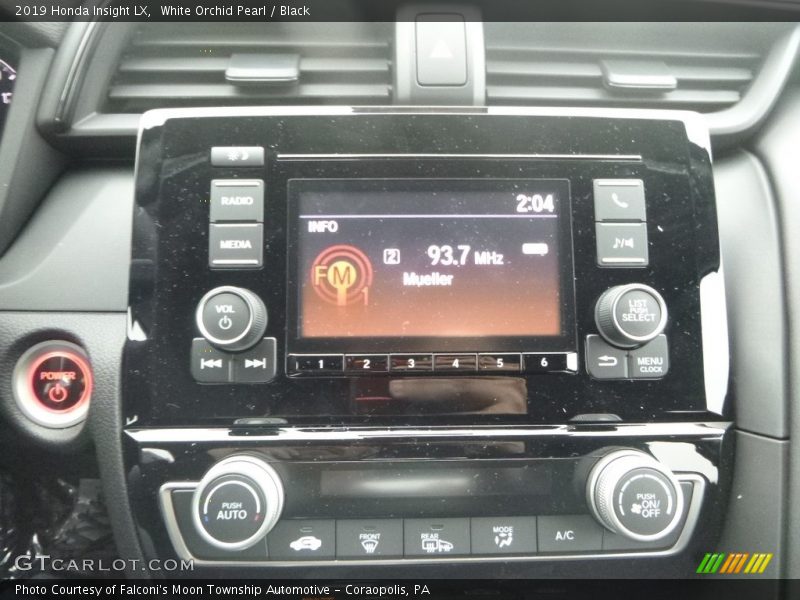 White Orchid Pearl / Black 2019 Honda Insight LX