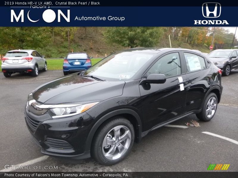 Crystal Black Pearl / Black 2019 Honda HR-V LX AWD