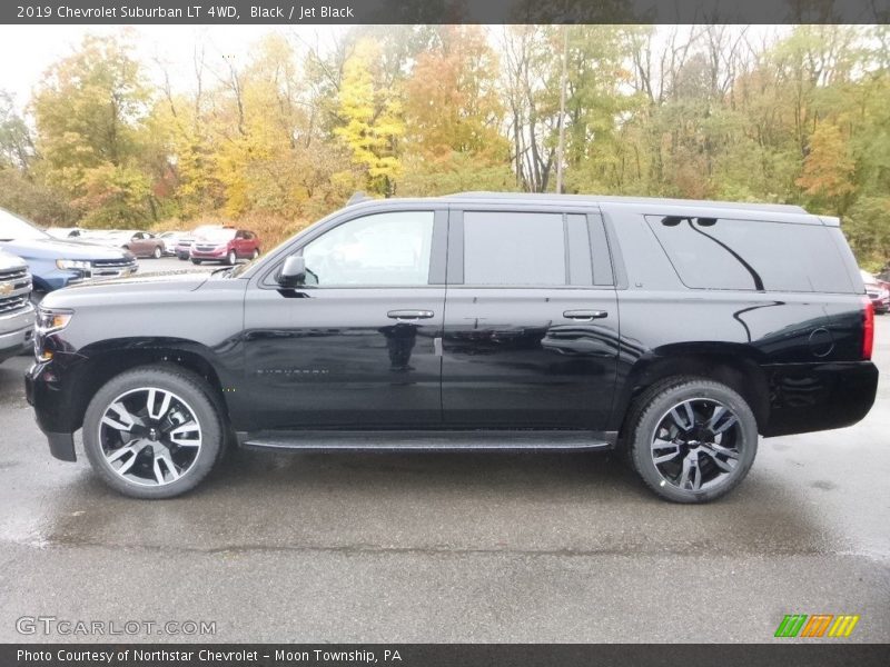 Black / Jet Black 2019 Chevrolet Suburban LT 4WD