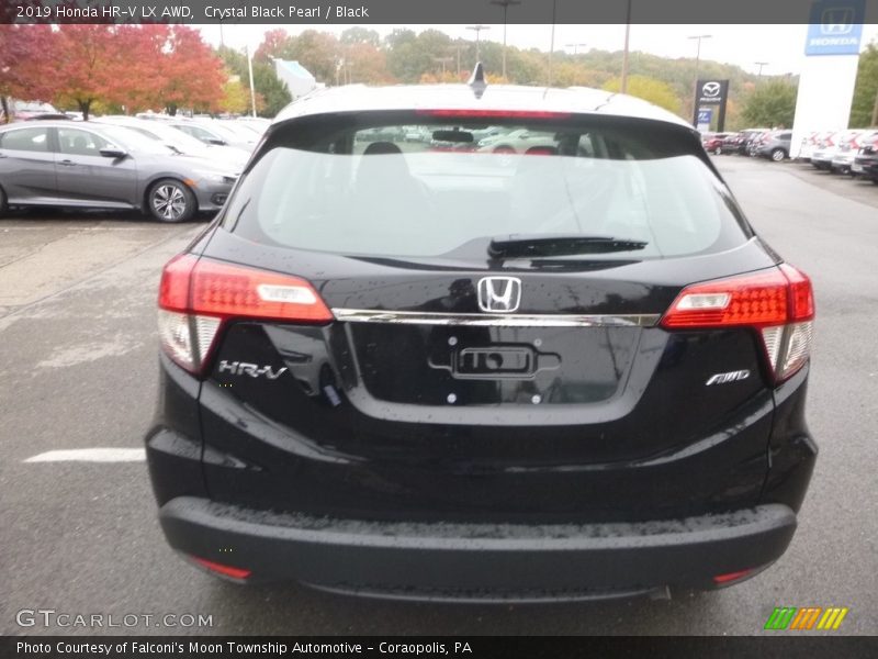 Crystal Black Pearl / Black 2019 Honda HR-V LX AWD