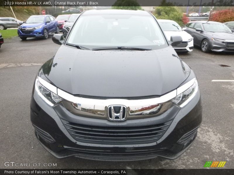 Crystal Black Pearl / Black 2019 Honda HR-V LX AWD