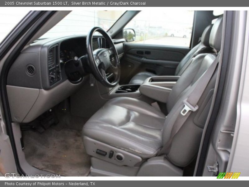 Silver Birch Metallic / Gray/Dark Charcoal 2005 Chevrolet Suburban 1500 LT