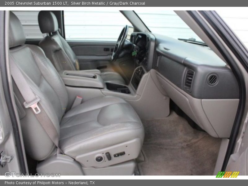 Silver Birch Metallic / Gray/Dark Charcoal 2005 Chevrolet Suburban 1500 LT