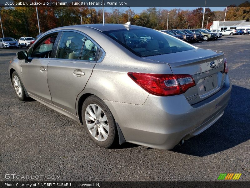Tungsten Metallic / Warm Ivory 2016 Subaru Legacy 2.5i Premium