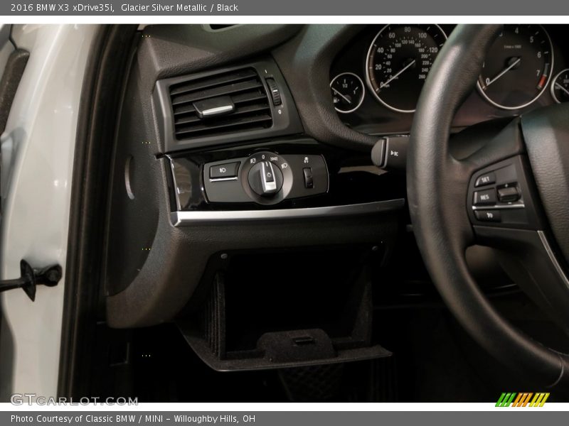 Glacier Silver Metallic / Black 2016 BMW X3 xDrive35i