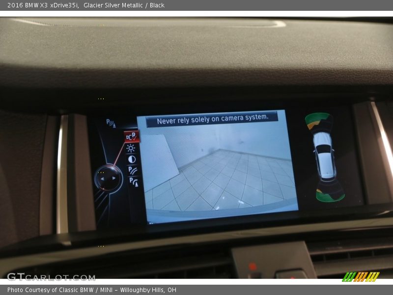 Glacier Silver Metallic / Black 2016 BMW X3 xDrive35i