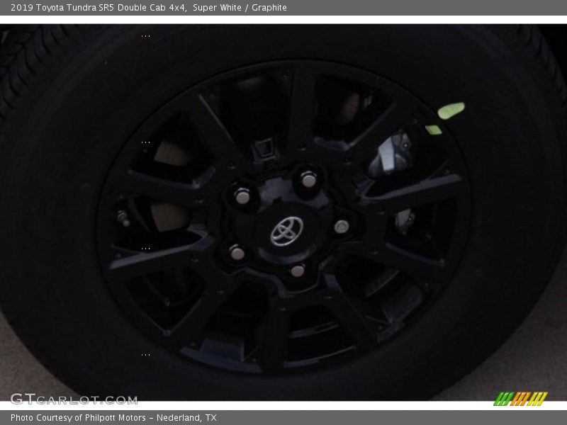 Super White / Graphite 2019 Toyota Tundra SR5 Double Cab 4x4
