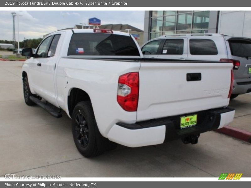 Super White / Graphite 2019 Toyota Tundra SR5 Double Cab 4x4