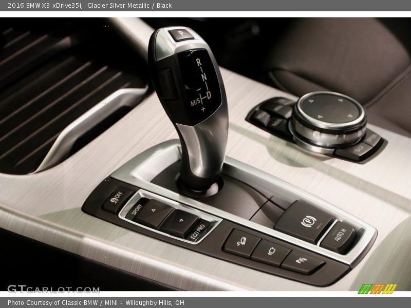 Glacier Silver Metallic / Black 2016 BMW X3 xDrive35i