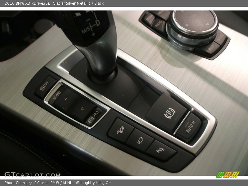 Glacier Silver Metallic / Black 2016 BMW X3 xDrive35i