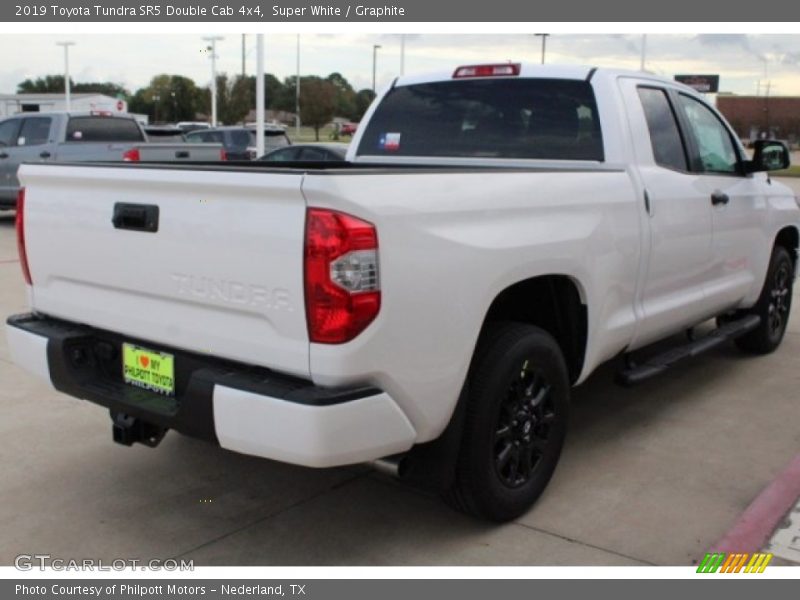 Super White / Graphite 2019 Toyota Tundra SR5 Double Cab 4x4