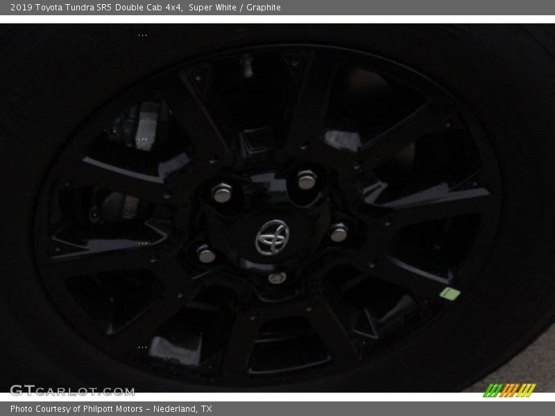 Super White / Graphite 2019 Toyota Tundra SR5 Double Cab 4x4