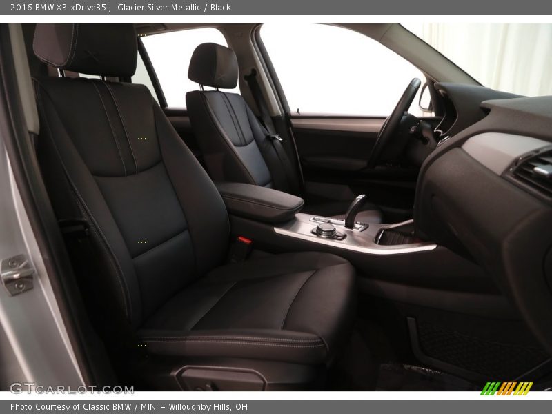 Glacier Silver Metallic / Black 2016 BMW X3 xDrive35i