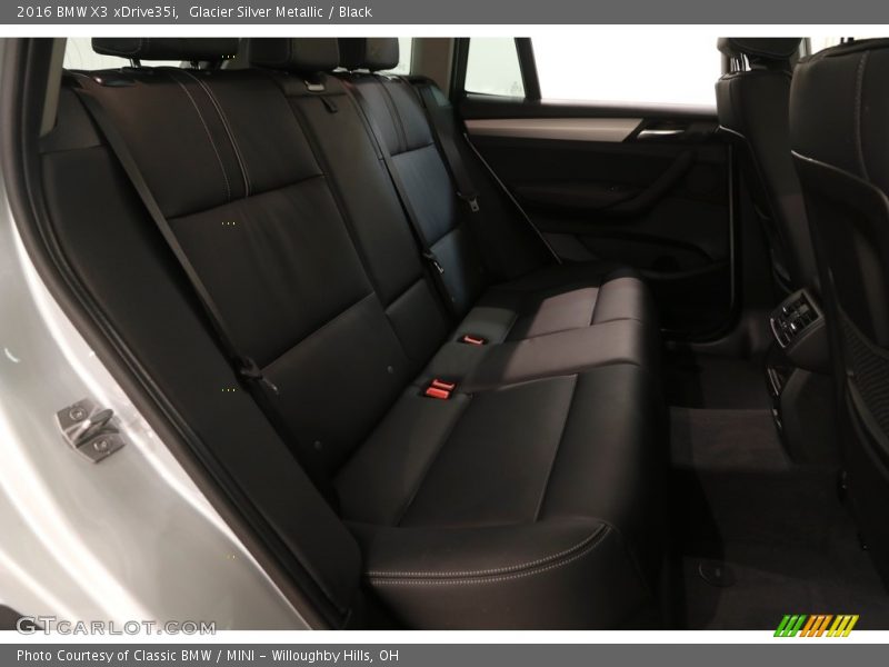 Glacier Silver Metallic / Black 2016 BMW X3 xDrive35i