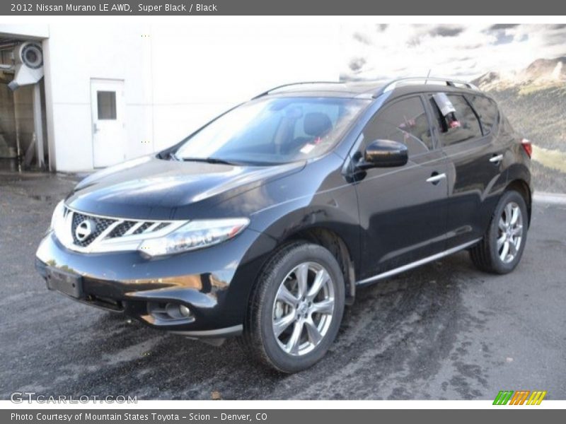 Super Black / Black 2012 Nissan Murano LE AWD