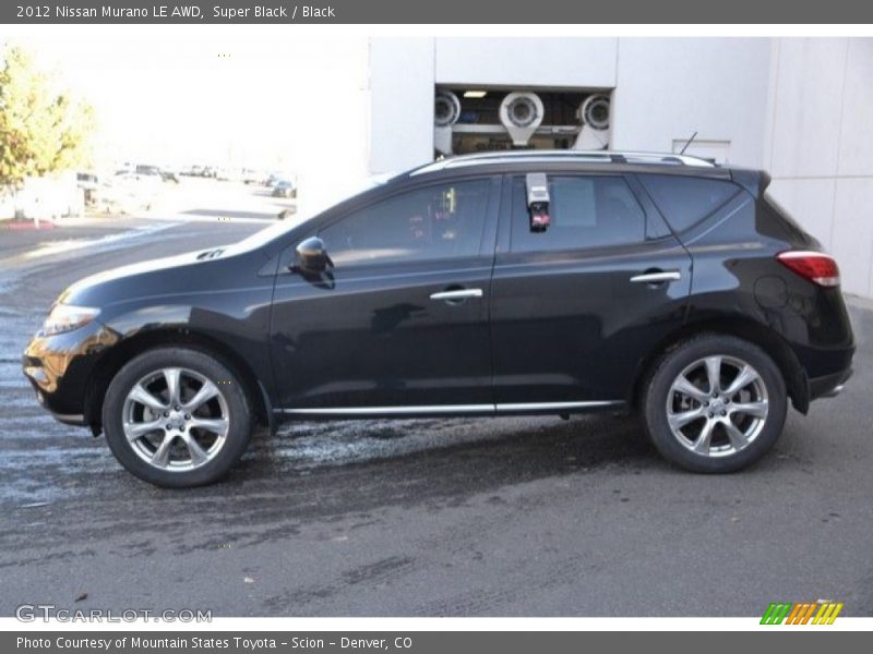 Super Black / Black 2012 Nissan Murano LE AWD