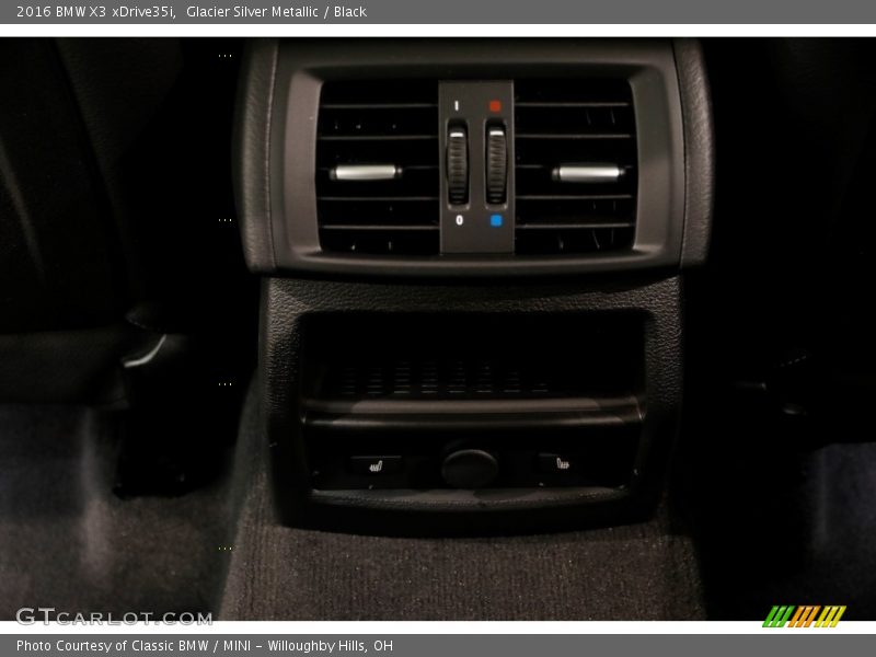 Glacier Silver Metallic / Black 2016 BMW X3 xDrive35i