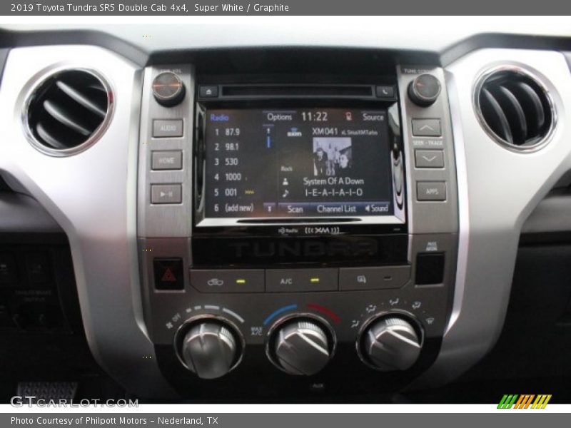Controls of 2019 Tundra SR5 Double Cab 4x4