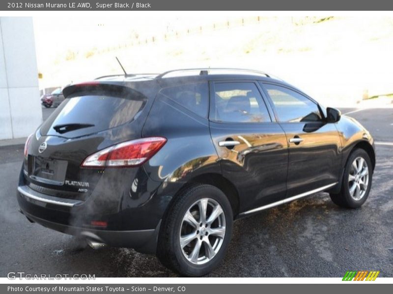 Super Black / Black 2012 Nissan Murano LE AWD