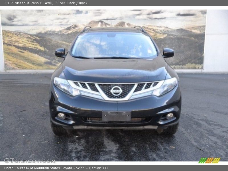 Super Black / Black 2012 Nissan Murano LE AWD