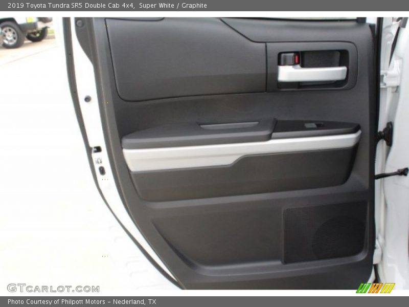 Super White / Graphite 2019 Toyota Tundra SR5 Double Cab 4x4
