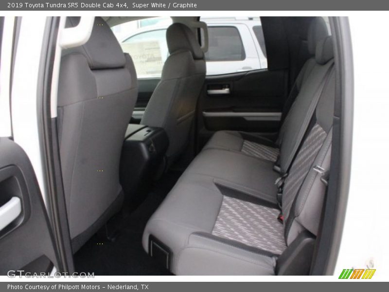 Super White / Graphite 2019 Toyota Tundra SR5 Double Cab 4x4